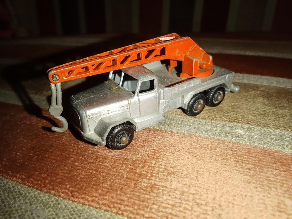 Matchbox Lesney Magirus-Deutz Kraanwagen 1961 (30b), Ophalen of Verzenden, Gebruikt