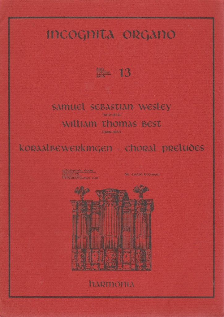 INCOGNITA ORGANO - DEEL 13 - SAMUEL SEBASTIAN WESLEY, Ophalen of Verzenden, Gebruikt, Artiest of Componist, Populair