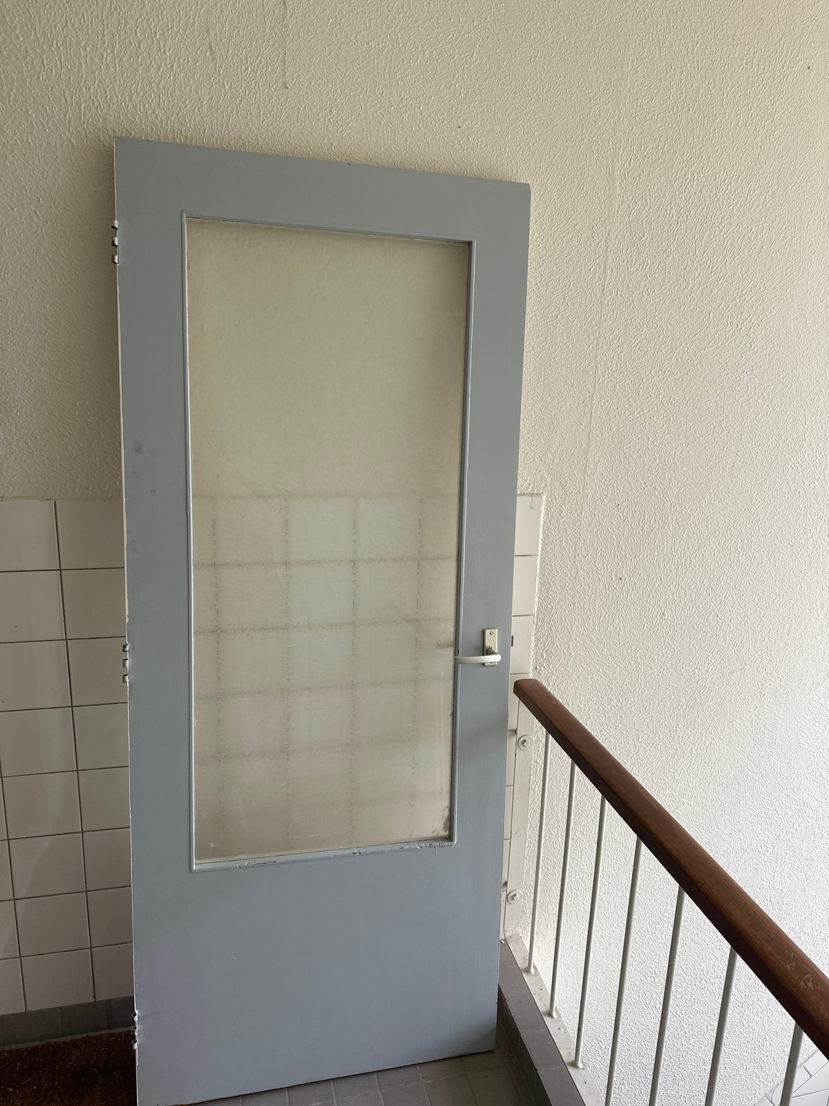 Gratis binnendeur met glas, Ophalen, Gebruikt, 80 tot 100 cm, Binnendeur