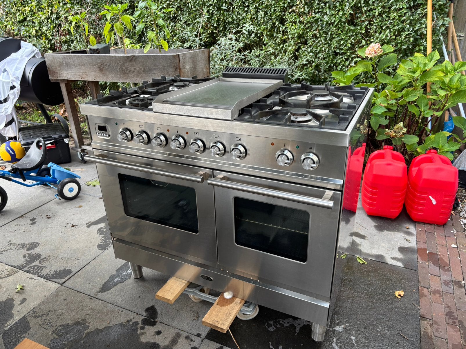 Boretti gasfornuis - 100cm, Ophalen, Gebruikt, 60 cm of meer, Gas