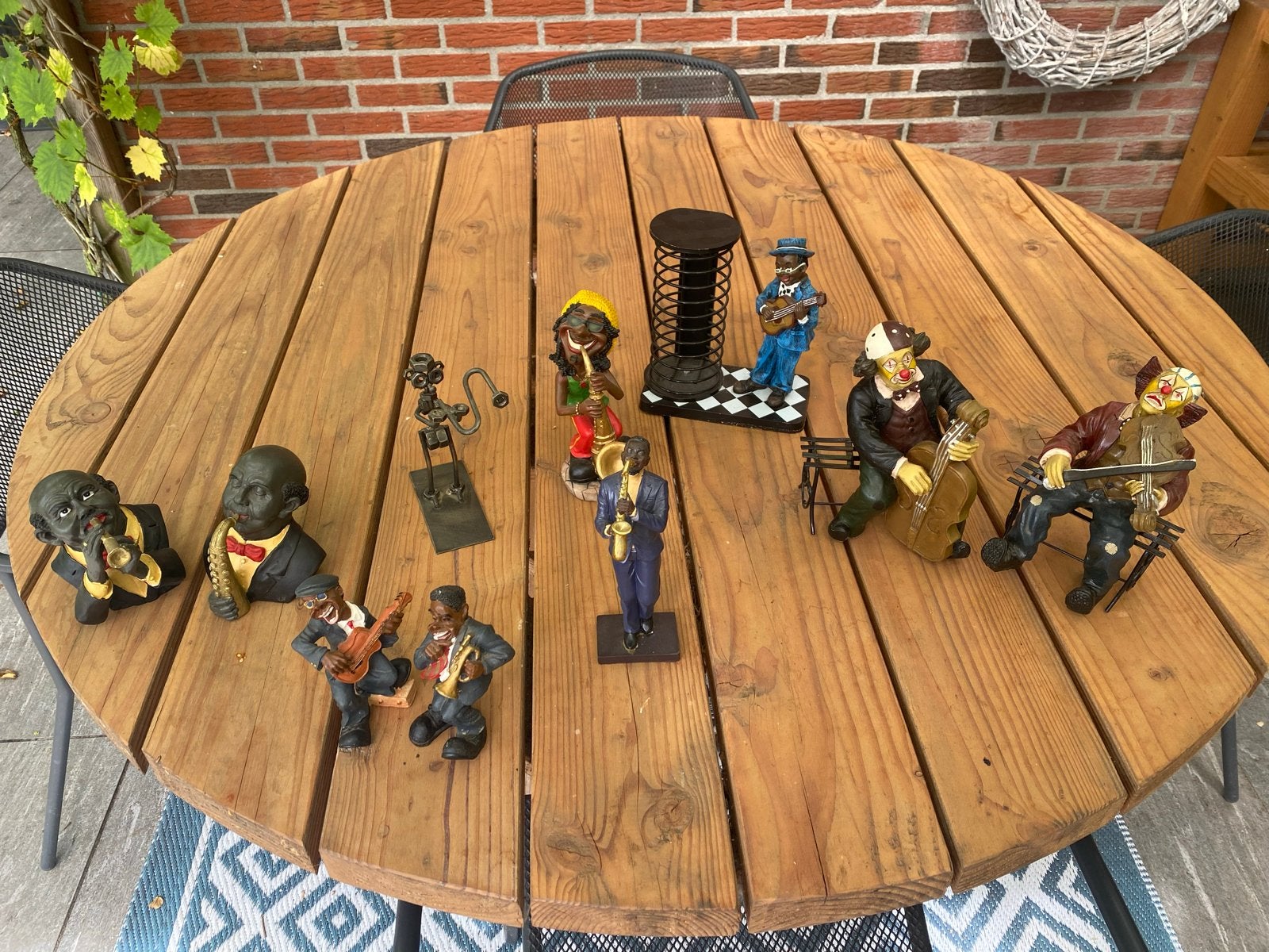 Verzameling miniatuurbeeldjes muzikanten, Ophalen of Verzenden, Gebruikt