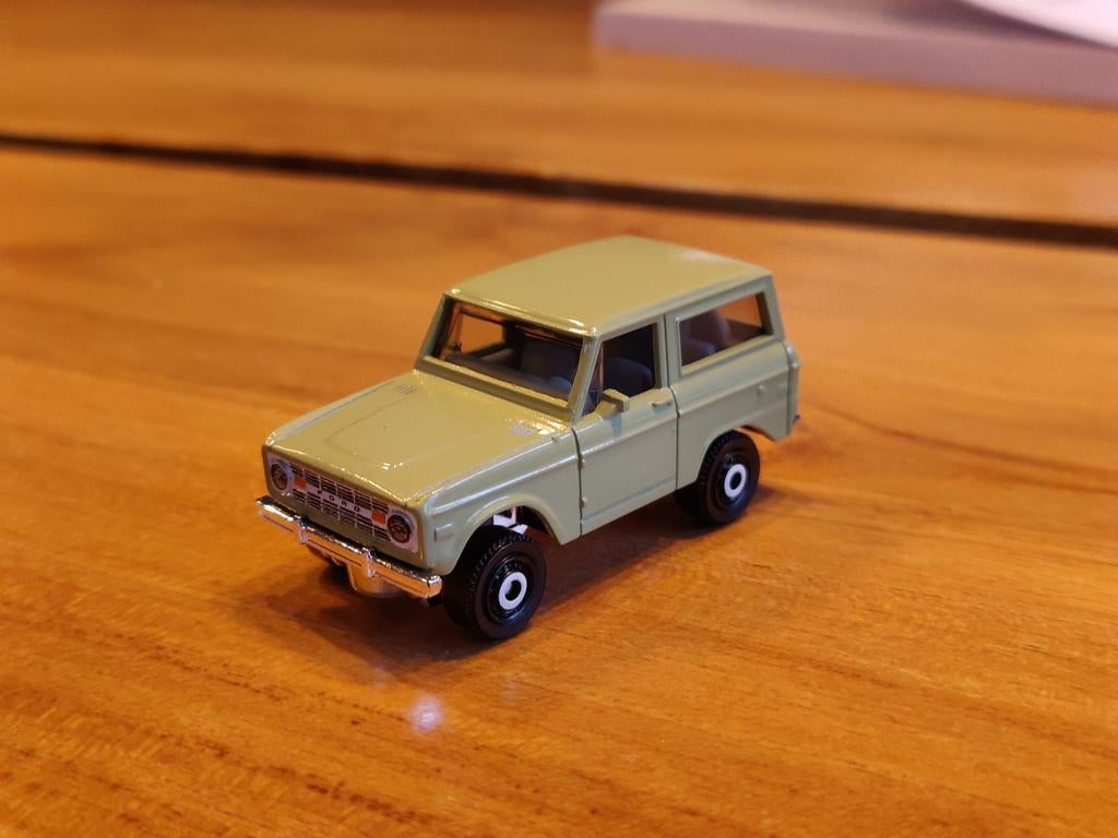 Matchbox Ford Bronco GROEN, Ophalen of Verzenden, Zo goed als nieuw, Auto