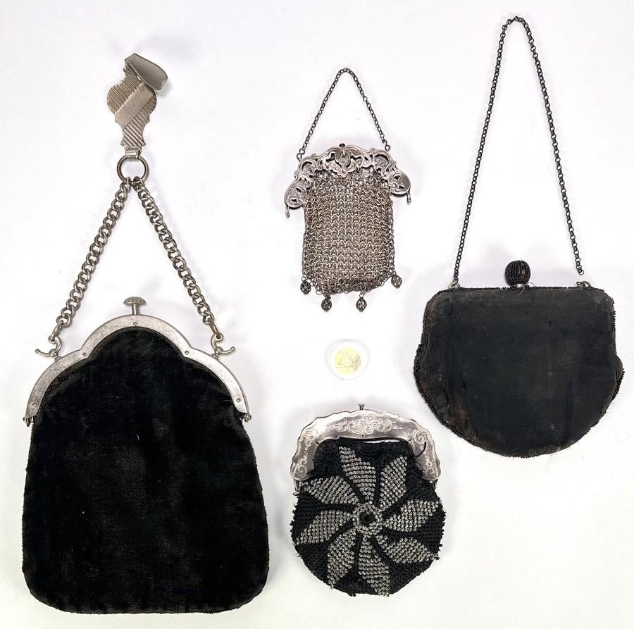1483. Beugeltasjes en beursje, ca. 1900, Antiek en Kunst, Ophalen of Verzenden