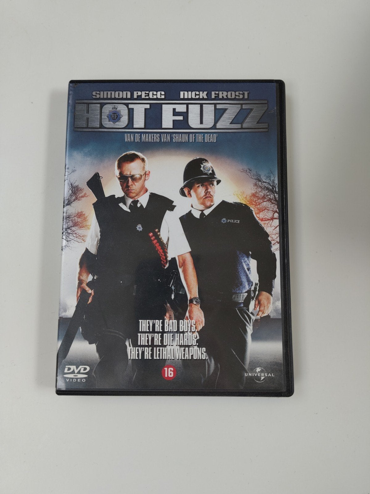 hot fuzz DVD, Vanaf 16 jaar, Ophalen of Verzenden, Zo goed als nieuw