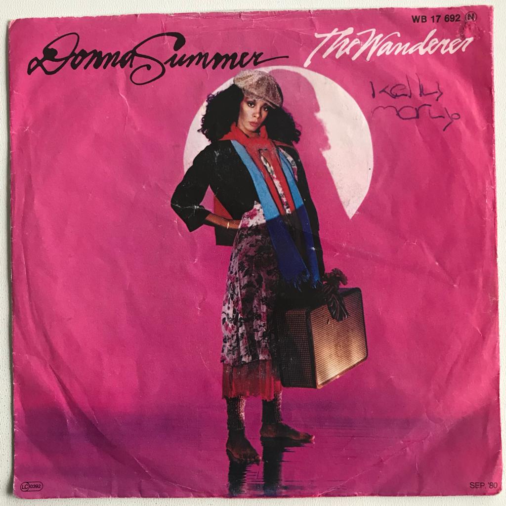Donna Summer - The Wanderer (Single, 1980), Fotohoes, Ophalen of Verzenden, Gebruikt, Pop