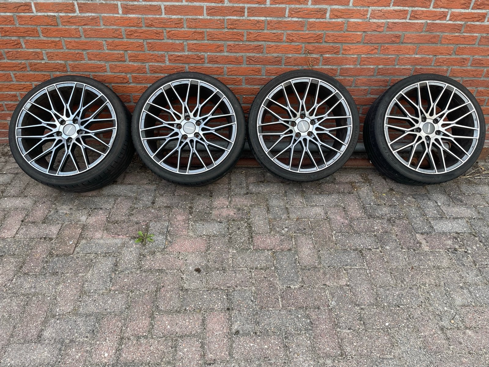 Veemann 19 inch velgen 225/35 ZR19 met Kumho zomerbanden, Ophalen of Verzenden, Gebruikt