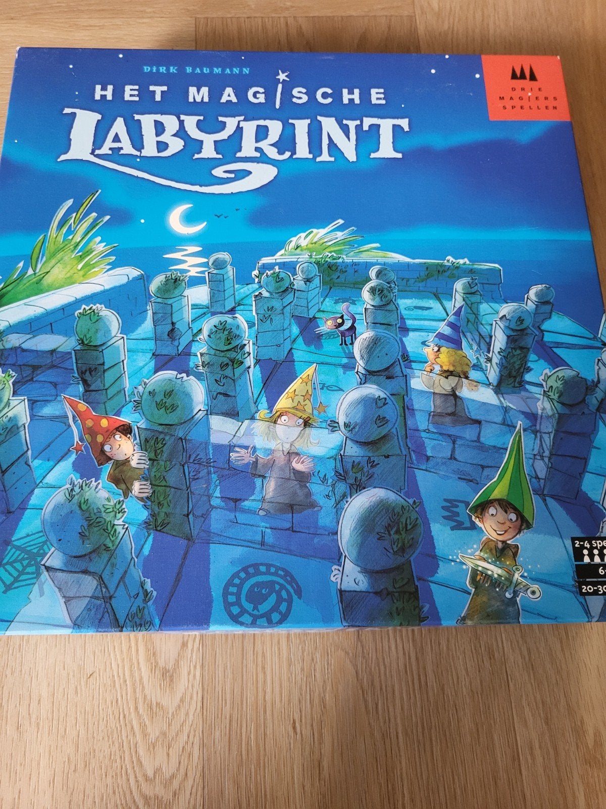 Het Magische Labyrint - Bordspel, Drie of vier spelers, Ophalen of Verzenden, Zo goed als nieuw, Drie Magiers Spellen