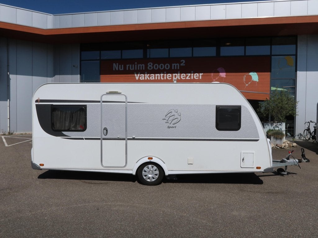 Knaus Sport 500 FU MET VOORTENT EN LUIFEL, Caravans en Kamperen, Schokbreker, Rondzit, Overige typen, Knaus