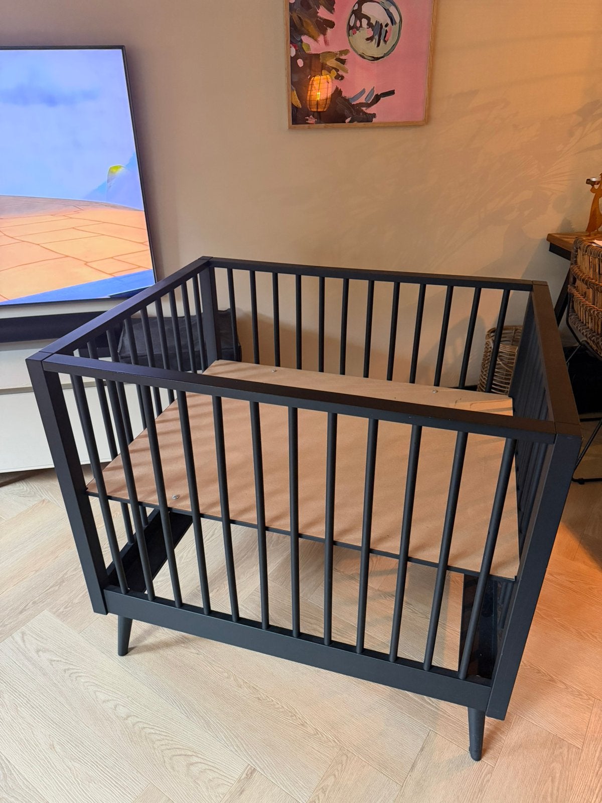 Mooie zwarte box, Ophalen, Zo goed als nieuw
