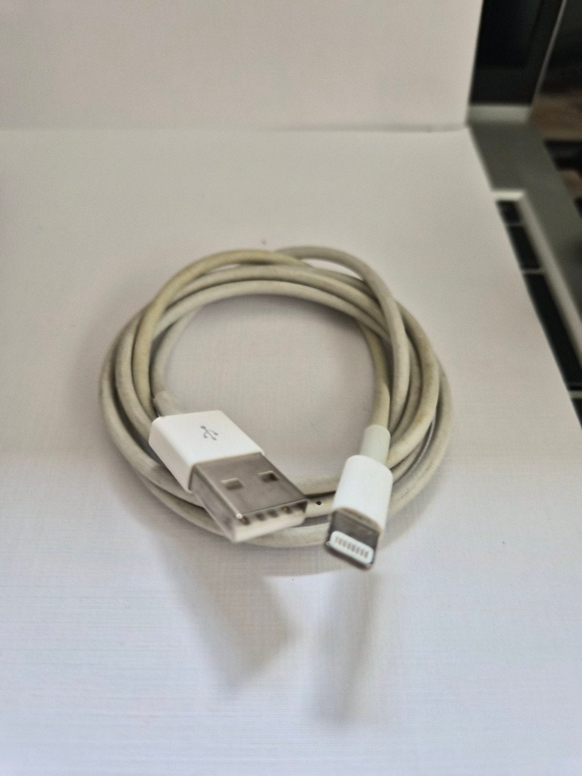 Apple Lightning naar USB-kabel (gebruikt), Ophalen of Verzenden, Gebruikt, Snoer of kabel, Apple