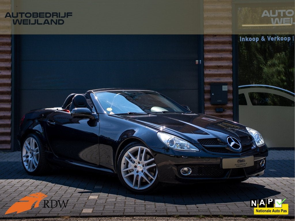 Mercedes-Benz SLK 200 K. Prestige Plus AMG-line 184PK NL-aut, Auto's, Mercedes-Benz, Automaat, Achterwielaandrijving, Gebruikt