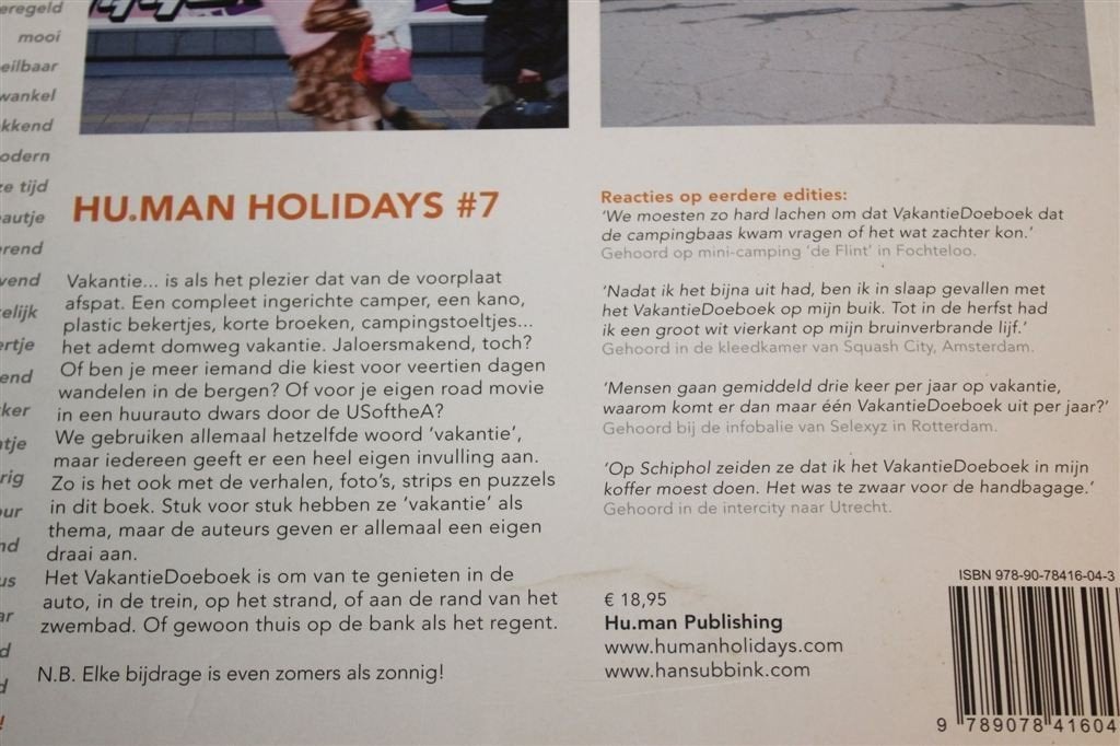 Foto 3 van Hu.Man Holidays #7 — VakantieDoeboek Hans Ubbink 2009