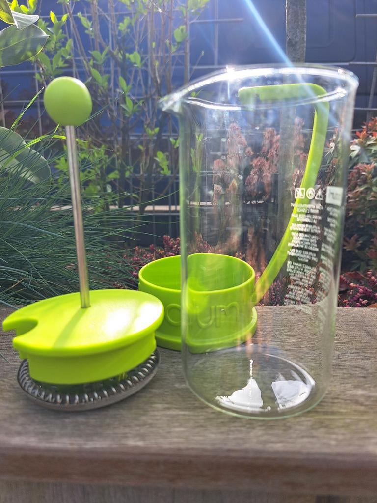 Bodum vintage design cafetière, coffeepress, koffiemaker, Glas of Glazen, Ophalen of Verzenden, Overige stijlen, Glas