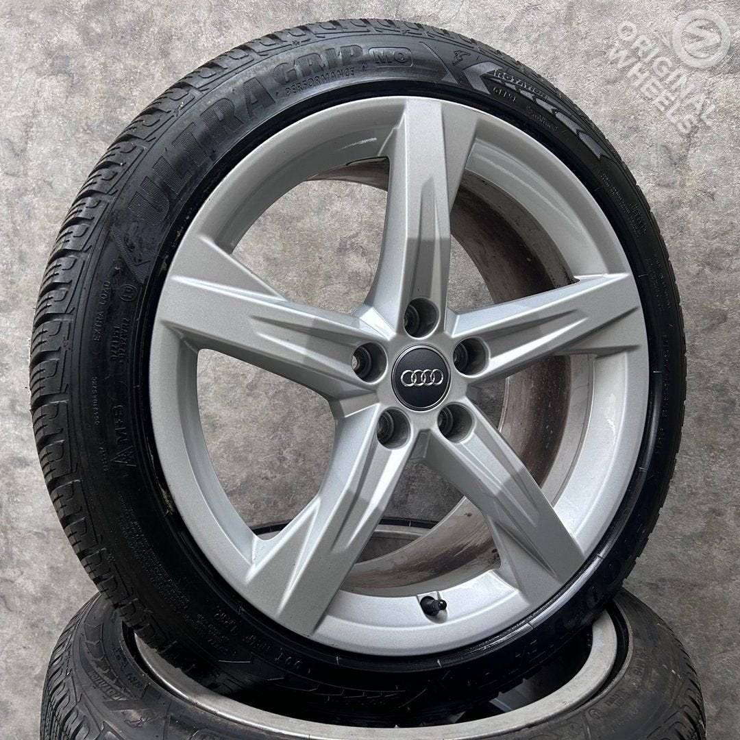 ✅18 inch originele velgen + winterbanden Audi A4 B9 B8, 18 inch, Gebruikt, -, -