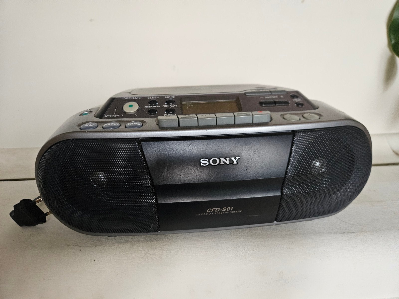 Sony CFD-S01 CD Radio Cassette Recorder Boombox, Ophalen of Verzenden