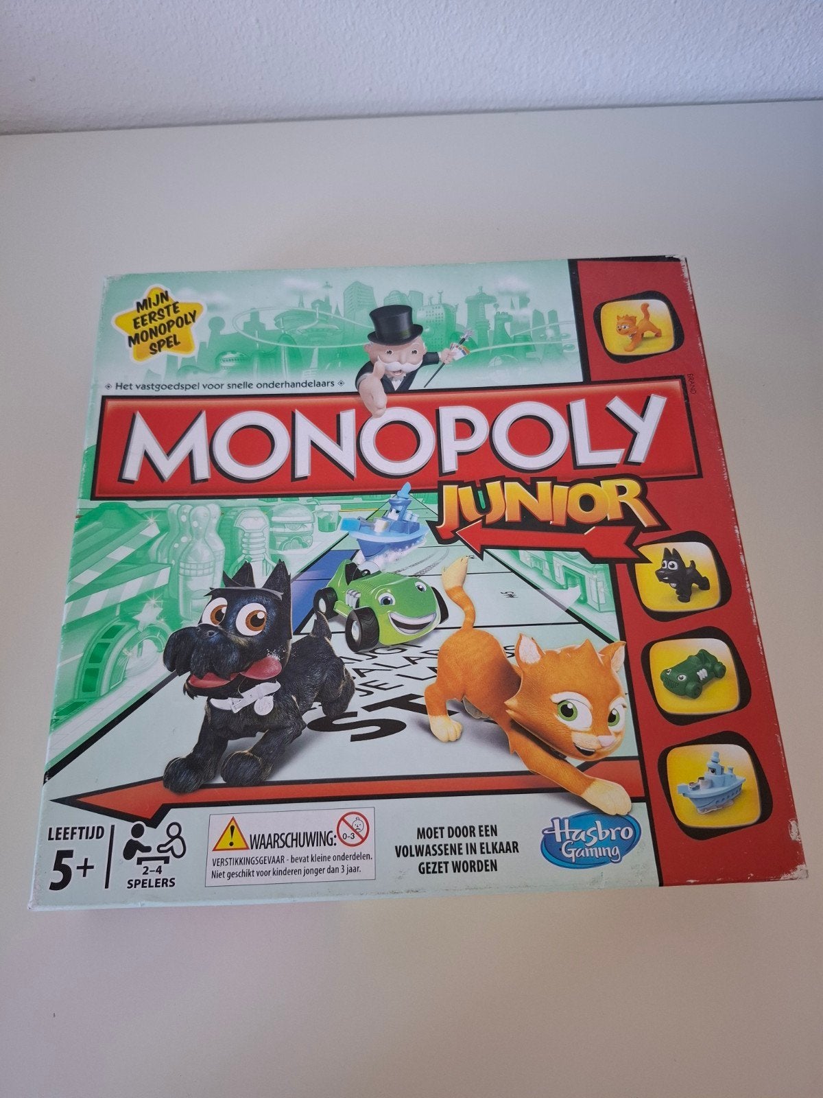 Monopoly Junior, Een of twee spelers, Ophalen, Gebruikt, Hasbro Gaming