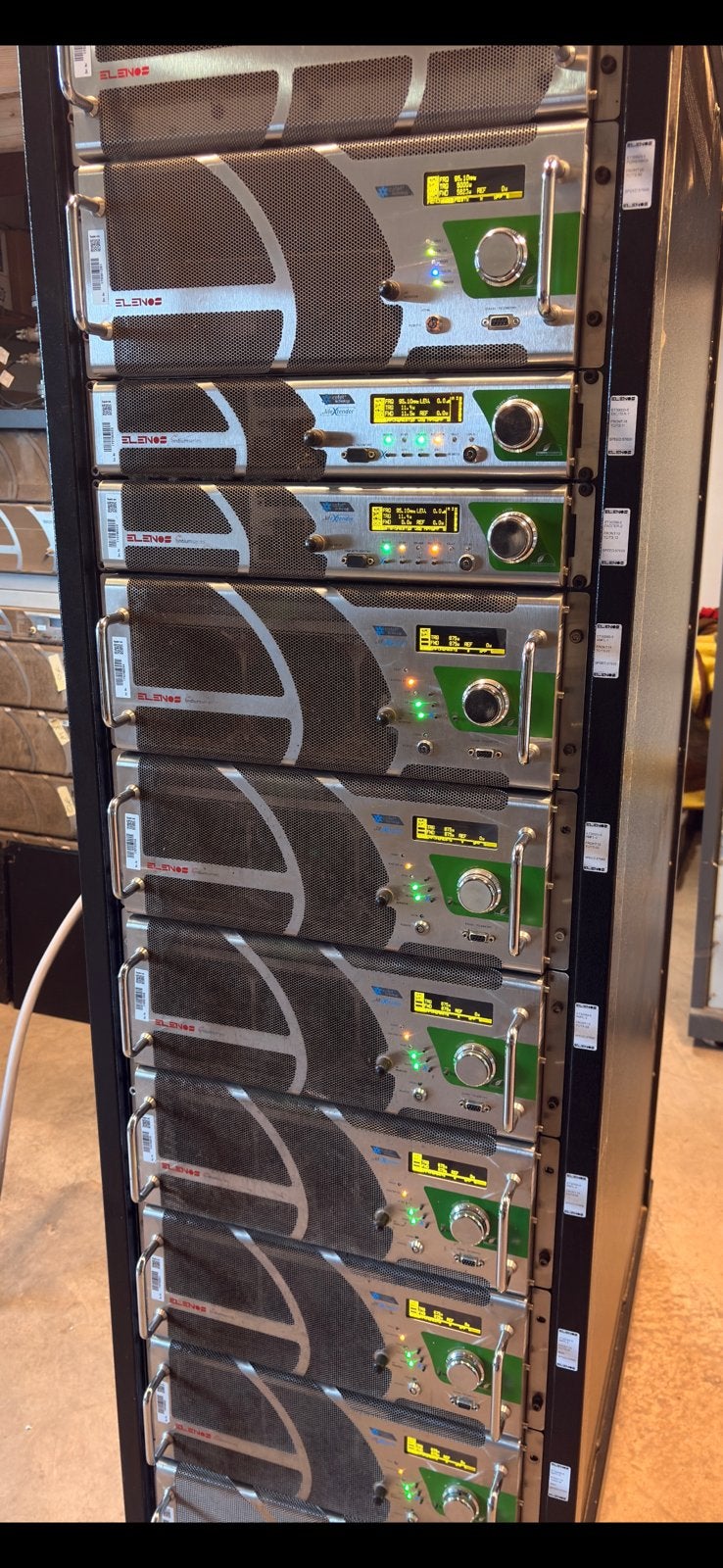 Elenos indium ICEFET ET30000 30kw fm, Telecommunicatie, Zenders en Ontvangers, Ophalen, Zo goed als nieuw, Zender