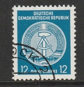 DDR 1954 20 Dienst 12p, Gest, Ophalen of Verzenden, DDR, Gestempeld