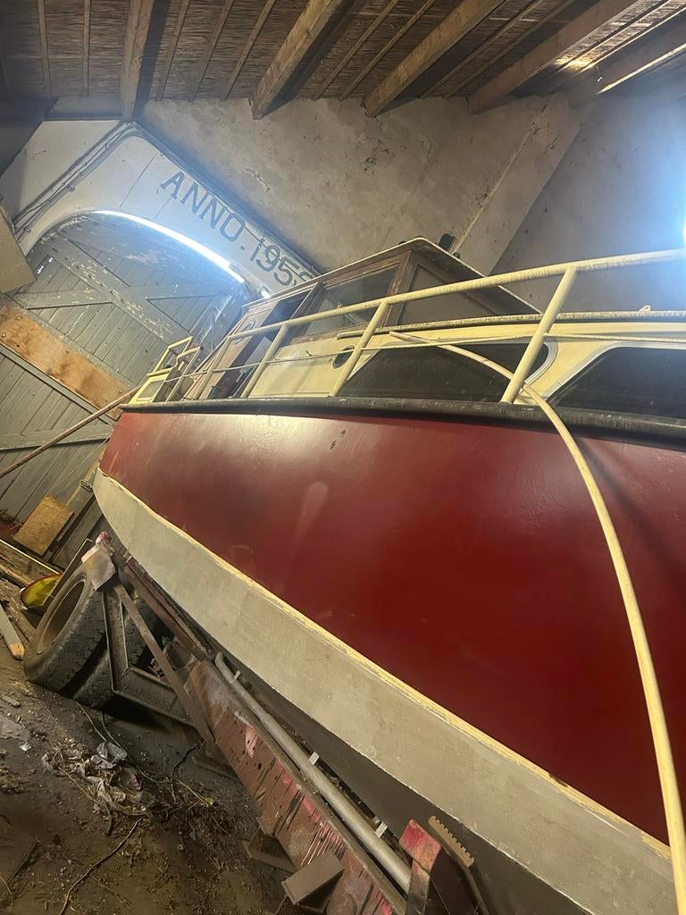 Cruiseboot 9 meter, van binnen opgeknapt, Watersport en Boten, Ophalen, Gebruikt