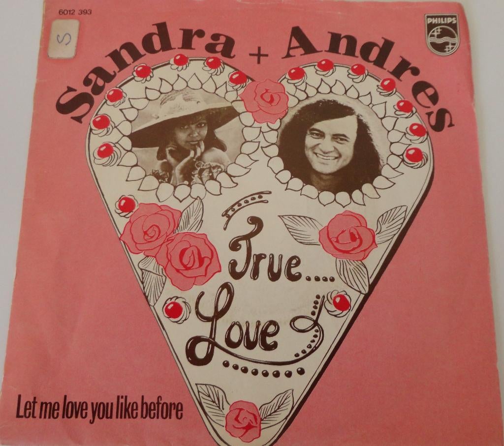 Sandra & Andres > True Love, Gebruikt, 7 inch, Single, Ophalen of Verzenden