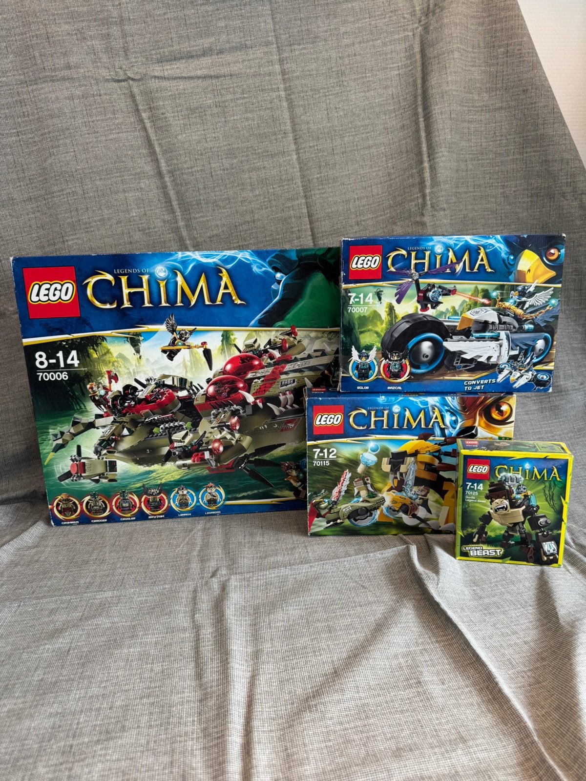 Grote set LEGO (City & Chima) sets ook los te verkrijgen, Ophalen of Verzenden, Gebruikt, Lego