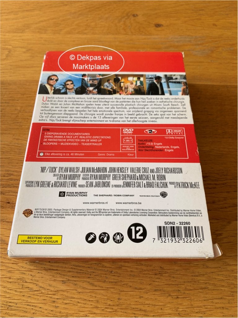 Dvd's Nip/Tuck - Seizoen 1 t/m 4 - Set Prijs, Vanaf 12 jaar, Ophalen of Verzenden, Gebruikt, Drama