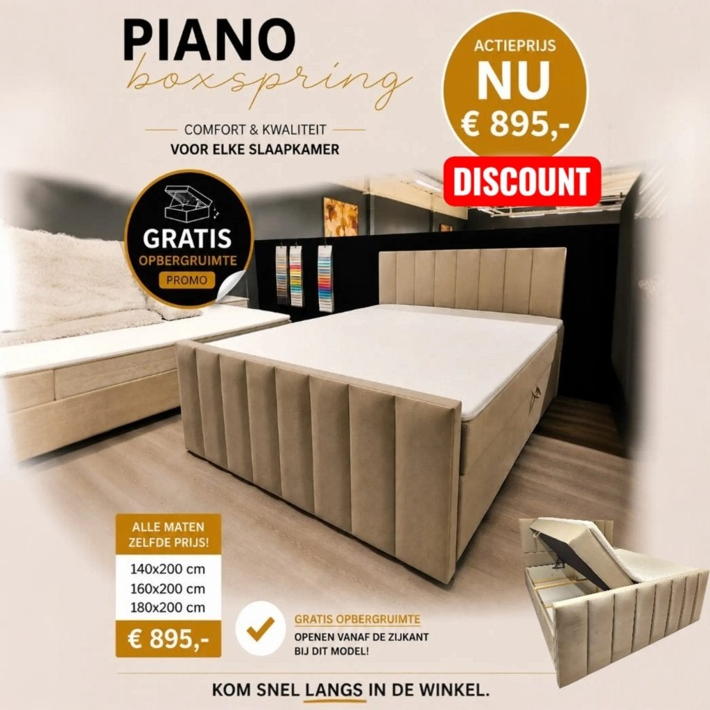 Boxspring Alles Zelfde Prijs 160 180 x 200cm Gratis Matras, Huis en Inrichting, Ophalen of Verzenden, 180 cm, 200 cm, Groen