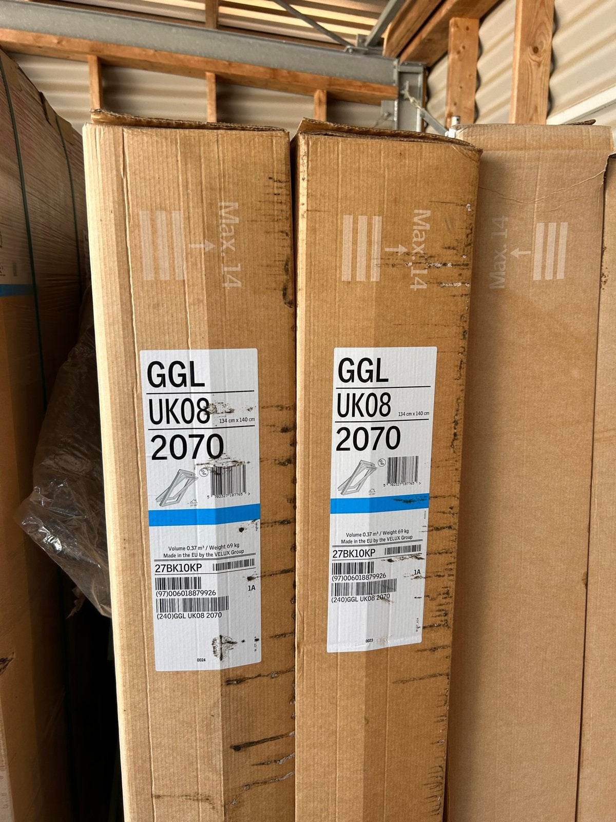 Nieuwe Velux dakramen GGL PK10 2070/GGL UK08 2070/UK04 2050, Ophalen, 80 tot 120 cm, 120 tot 160 cm, Nieuw