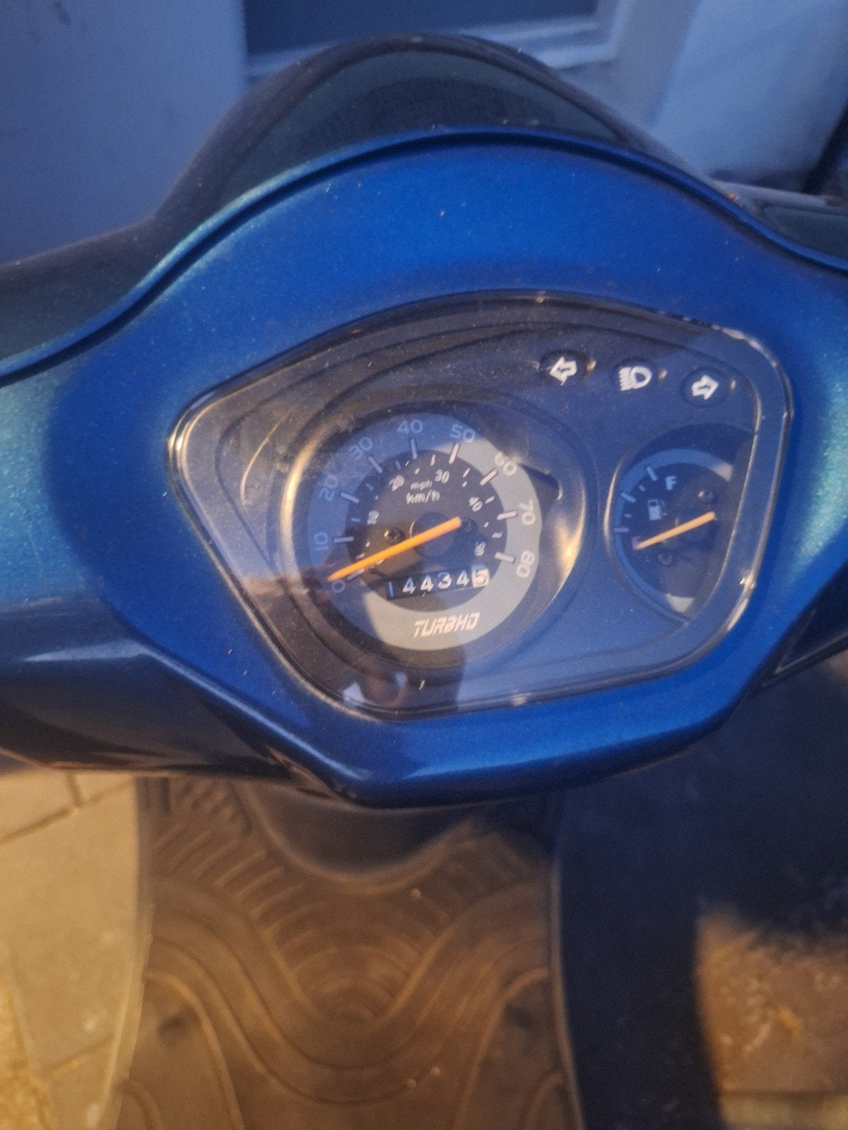 Blauwe scooter CX-50 - Goed onderhouden, Fietsen en Brommers, Ophalen of Verzenden