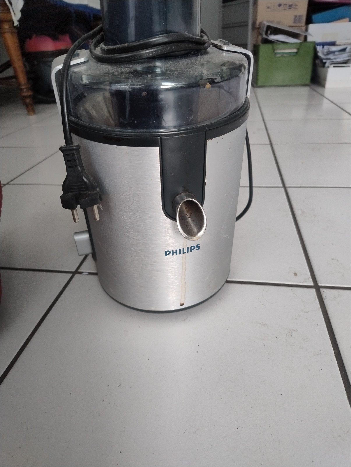 Philips HR1861 Sapcentrifuge - Krachtige 700W Juicer, Ophalen, Gebruikt, Elektrisch, Sapcentrifuge