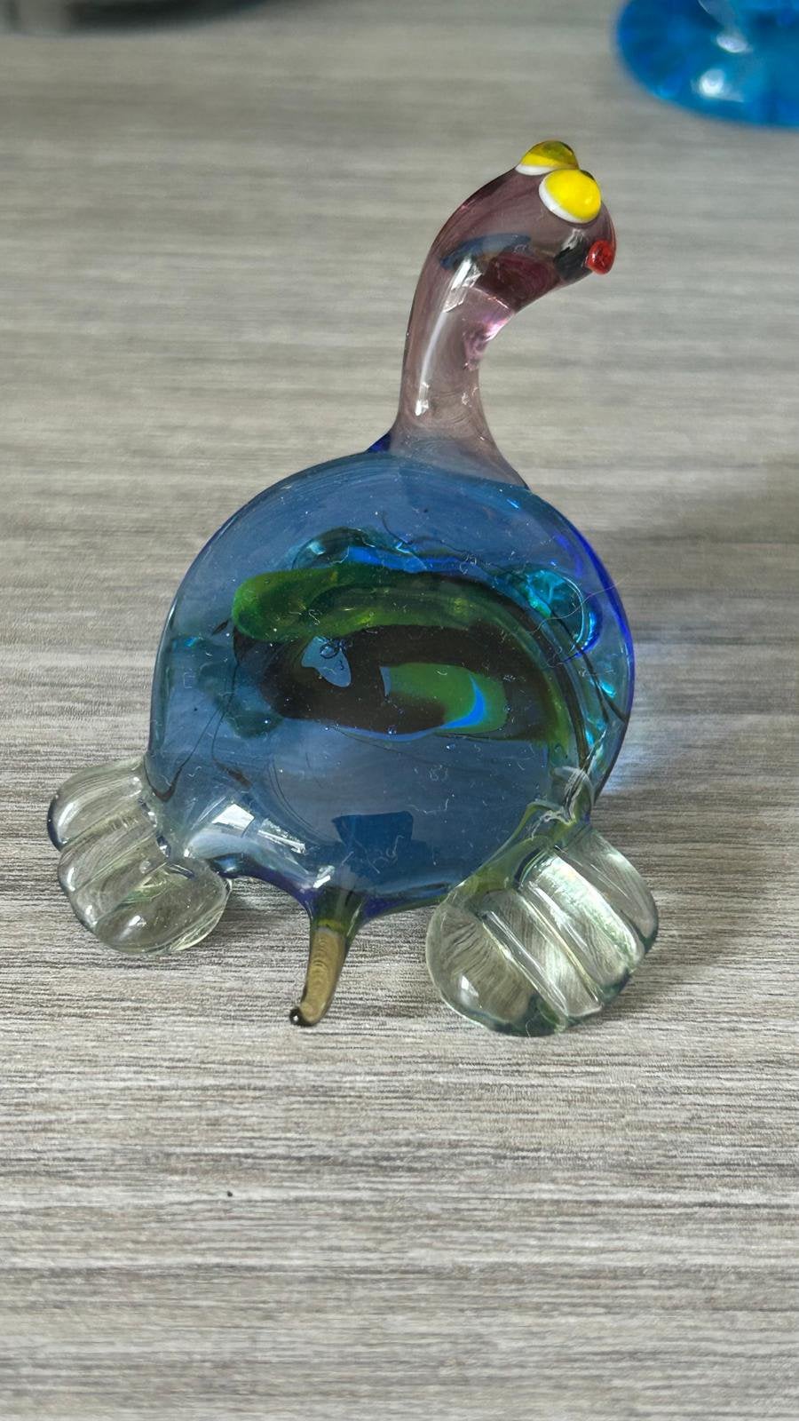 Unieke Glazen Schildpad - Handgemaakt Kunstobject, Ophalen, Gebruikt, Dier