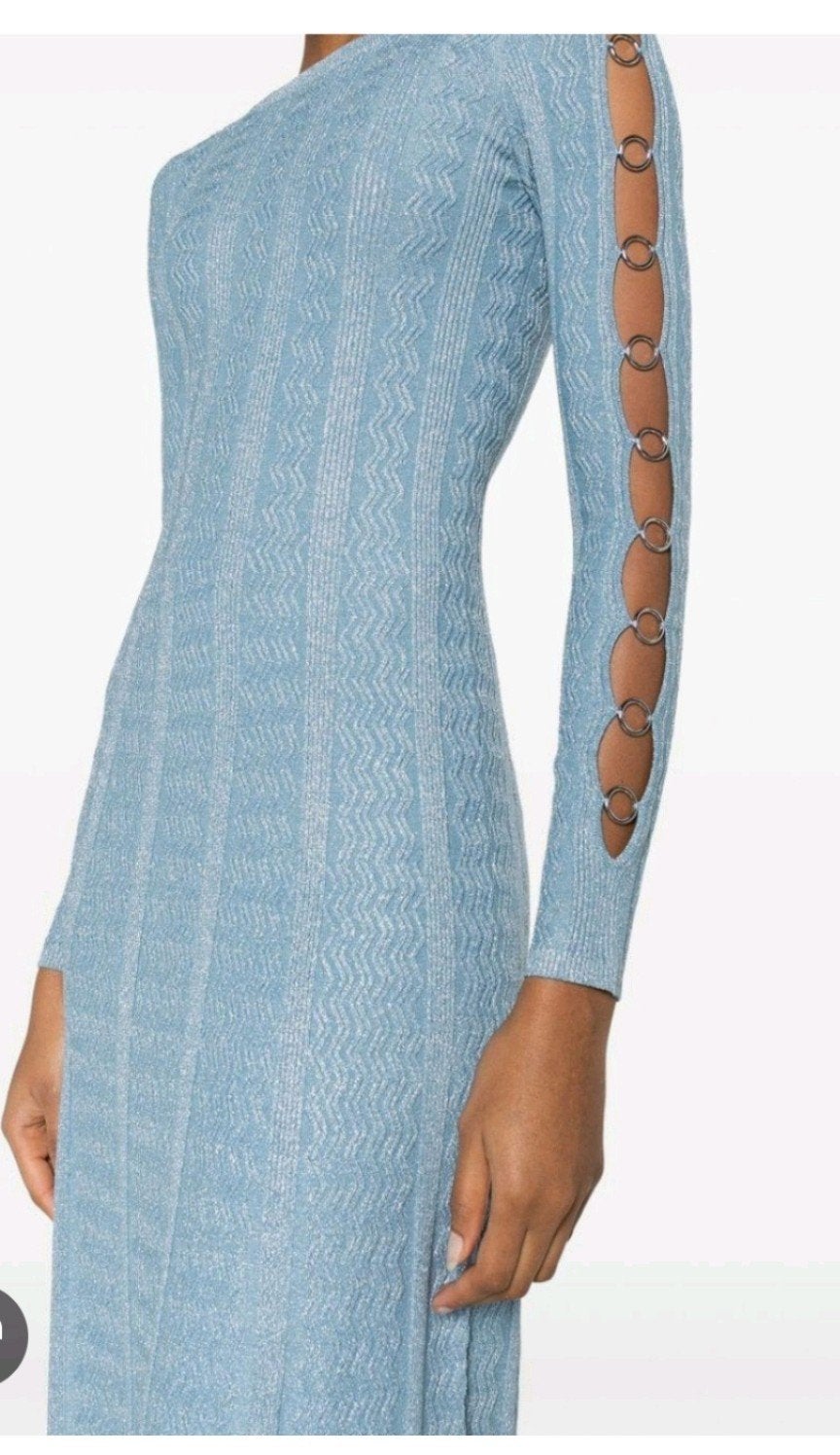 Sandro jurk maat 34 36 €289, Galajurk, Blauw, Ophalen of Verzenden, Zo goed als nieuw