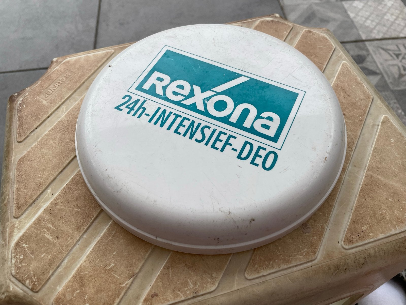 Rexona 24h-INTENSIEF frisbee, Ophalen of Verzenden, Gebruikt