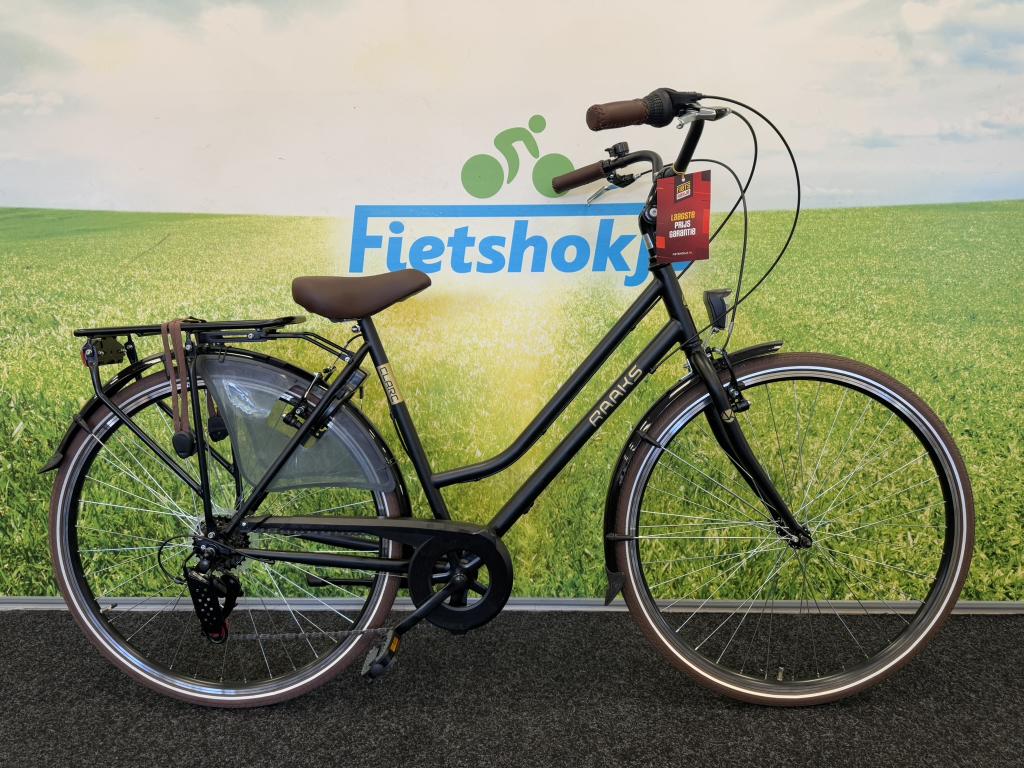 Fietshokje Amersfoort: Raaks Clarc damesfiets N7 H53, Fietsen en Brommers, Fietsen | Dames | Damesfietsen, 53 tot 56 cm, Versnellingen