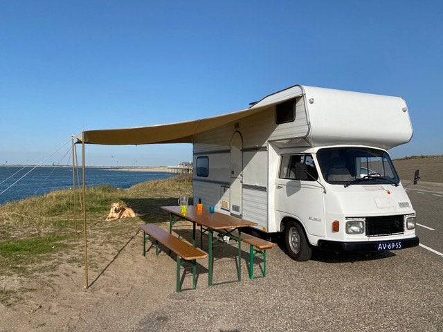 Prachtige Hanomag Henschel camper 1971 geen wegenbelasting, Overige merken, Chemisch toilet, Alkoof, Particulier