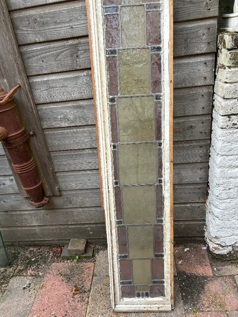 Glas in lood in diverse maten, Ophalen, Gebruikt, Minder dan 80 cm, Glasplaat