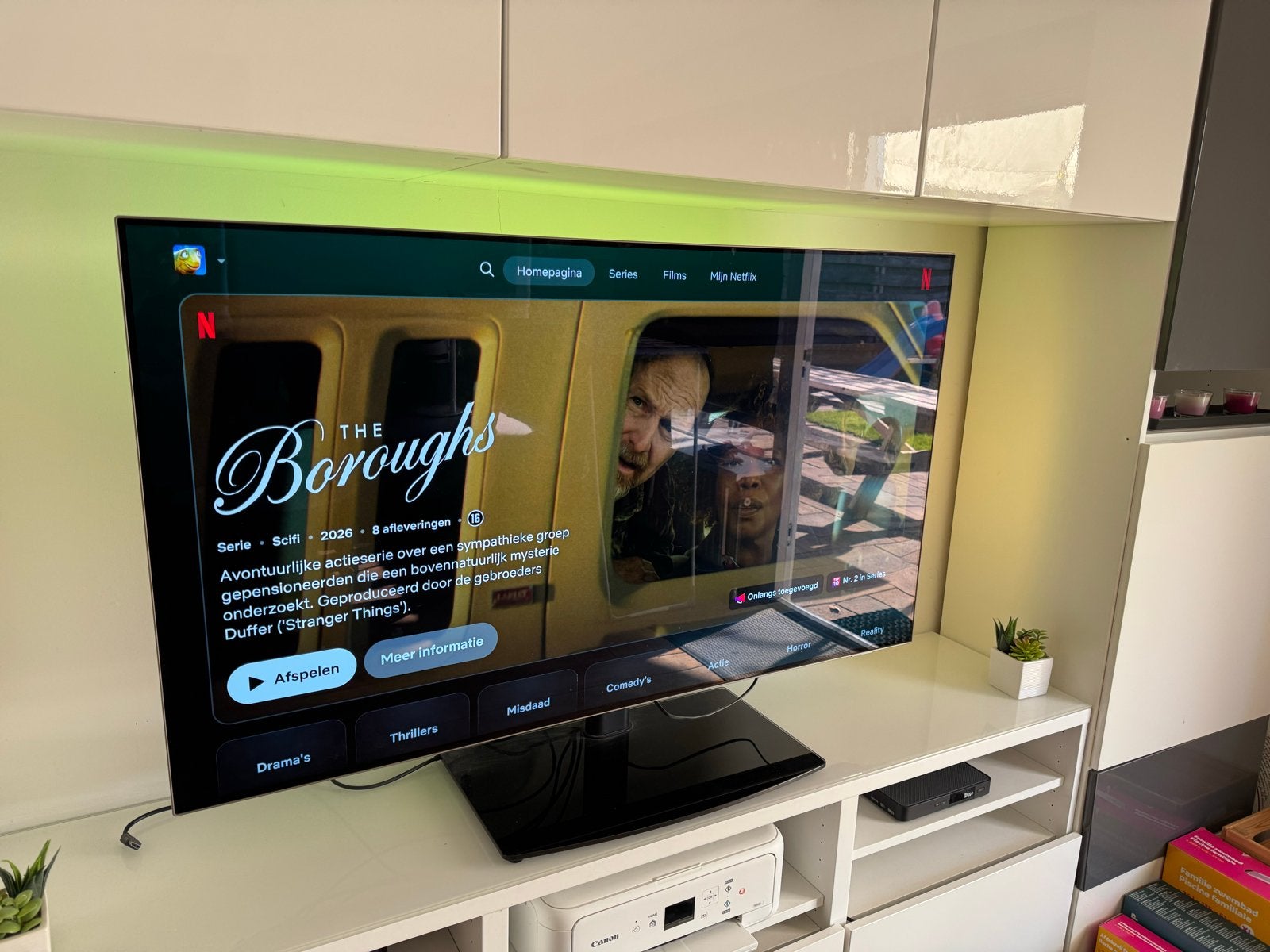 Philips 55OLED934/12 OLED TV met Bowers & Wilkins geluid, Ophalen, Philips, Zo goed als nieuw, 100 cm of meer