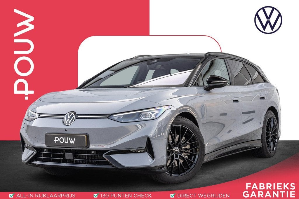 Volkswagen ID.7 Tourer 286pk Limited Edition 77 kWh | 20" Ve, Auto's, Volkswagen, Automaat, 12 maanden, Gebruikt, Zwart