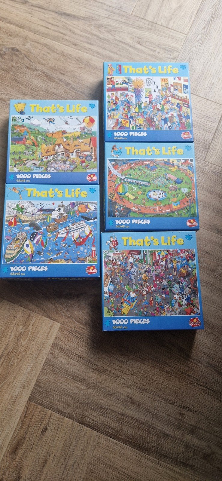 5 That's Life puzzels - 1000 stukjes per stuk, Ophalen of Verzenden