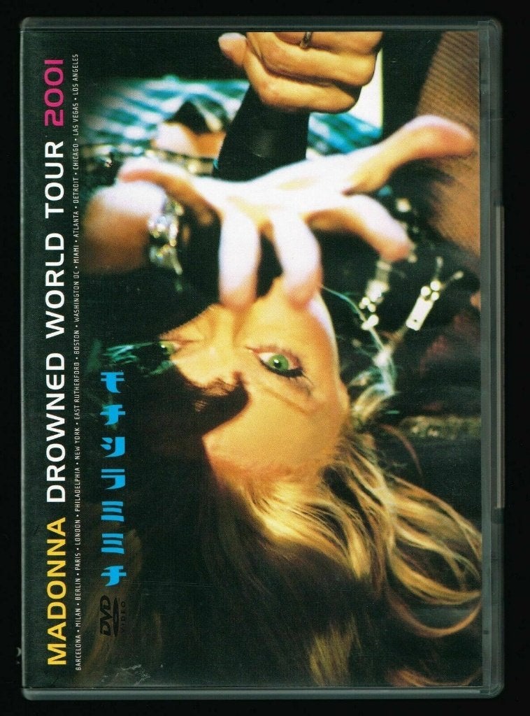 Madonna DVD Drowned World Tour 2001, Alle leeftijden, Ophalen of Verzenden, Zo goed als nieuw, Muziek en Concerten