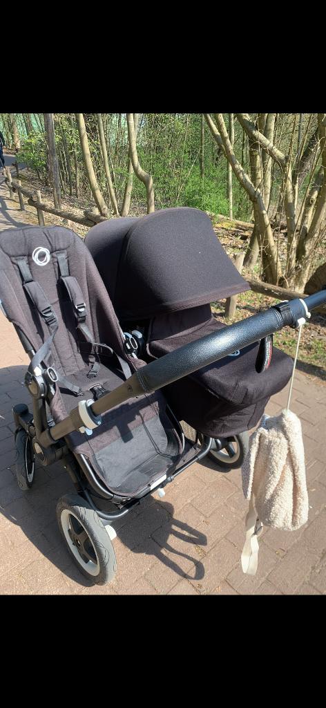 Bugaboo donkey duo black, Gebruikt, Bugaboo, Duowagen, Ophalen