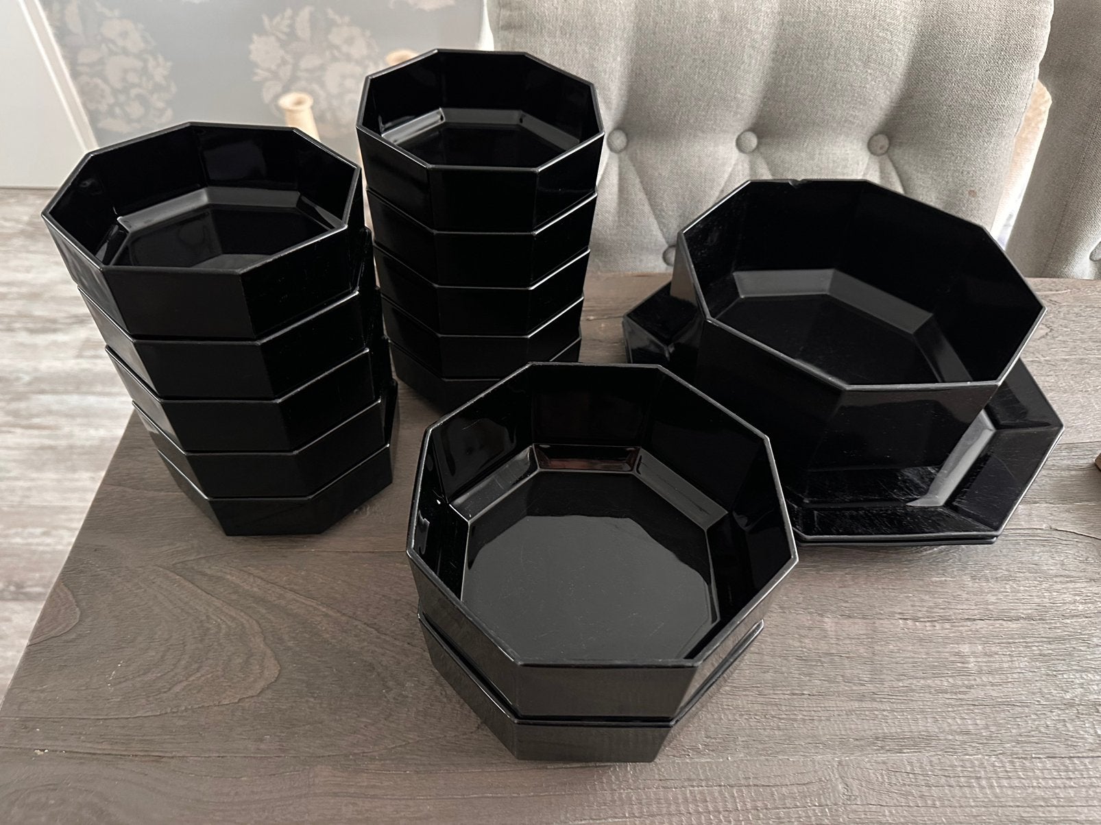 Arcoroc octime servies, Huis en Inrichting, Ophalen, Zo goed als nieuw, Overige stijlen, Schaal of Schalen