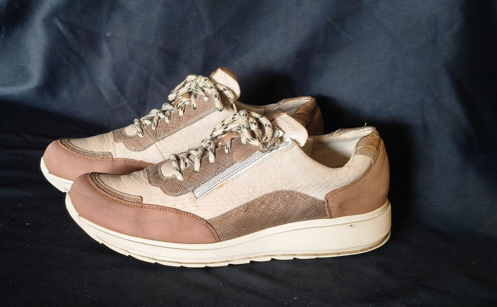 Durea 6263 Damessneakers, Maat 42 (8H), Kleding | Dames, Durea, Verzenden, Beige, Sneakers of Gympen