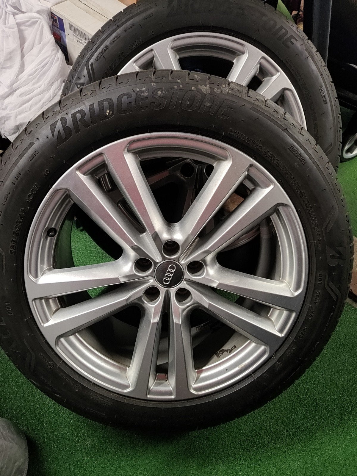 Audi Q7 SQ7 sline velgen 20 inch., Auto-onderdelen, Banden en Velgen, Ophalen, 255 mm, Velg(en), Personenwagen