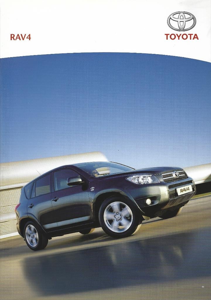 Brochure Toyota RAV4 2006, Ophalen of Verzenden, Gelezen, Toyota