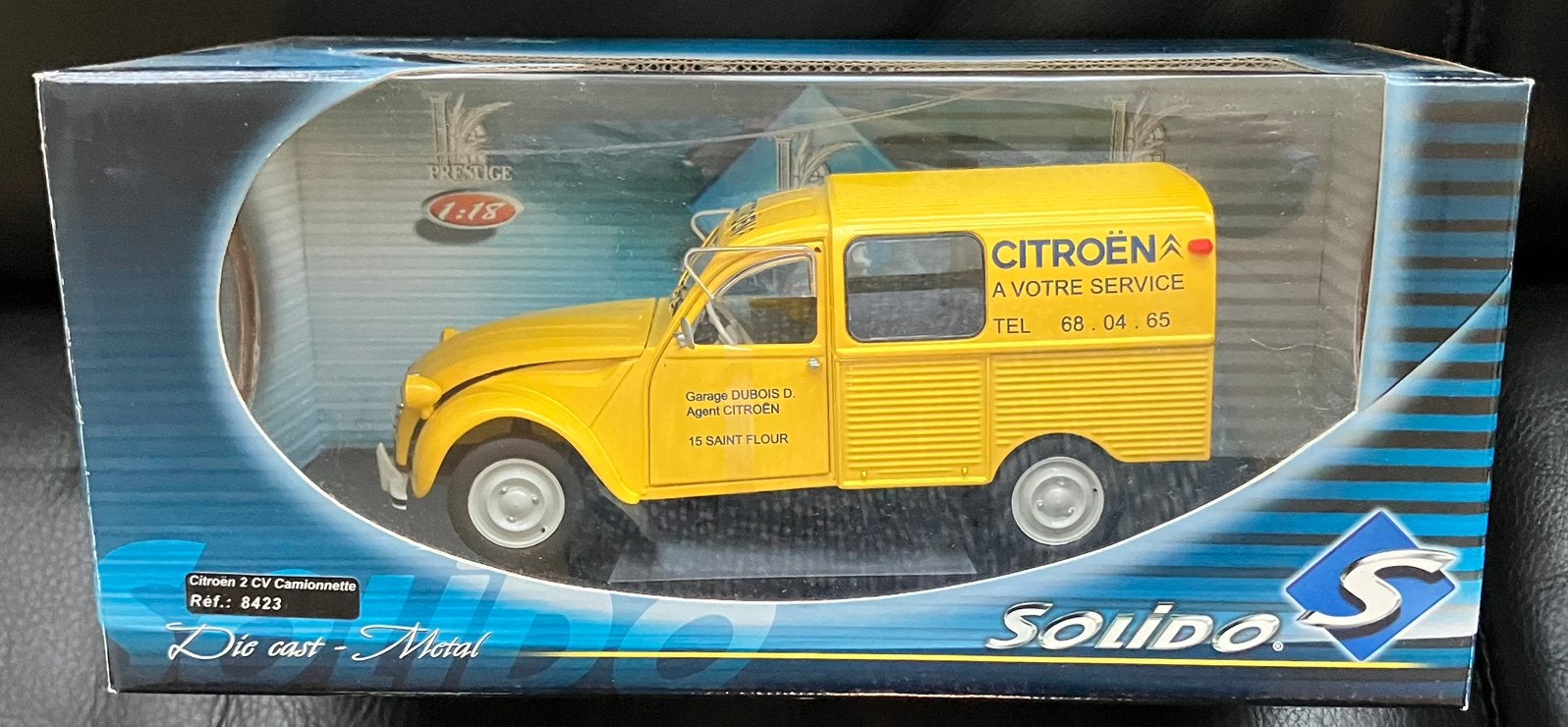 Solido Citroen 2CV Bestel “A votre service´´ 1:18 mint box, Hobby en Vrije tijd, Ophalen of Verzenden, Nieuw, Auto, Solido