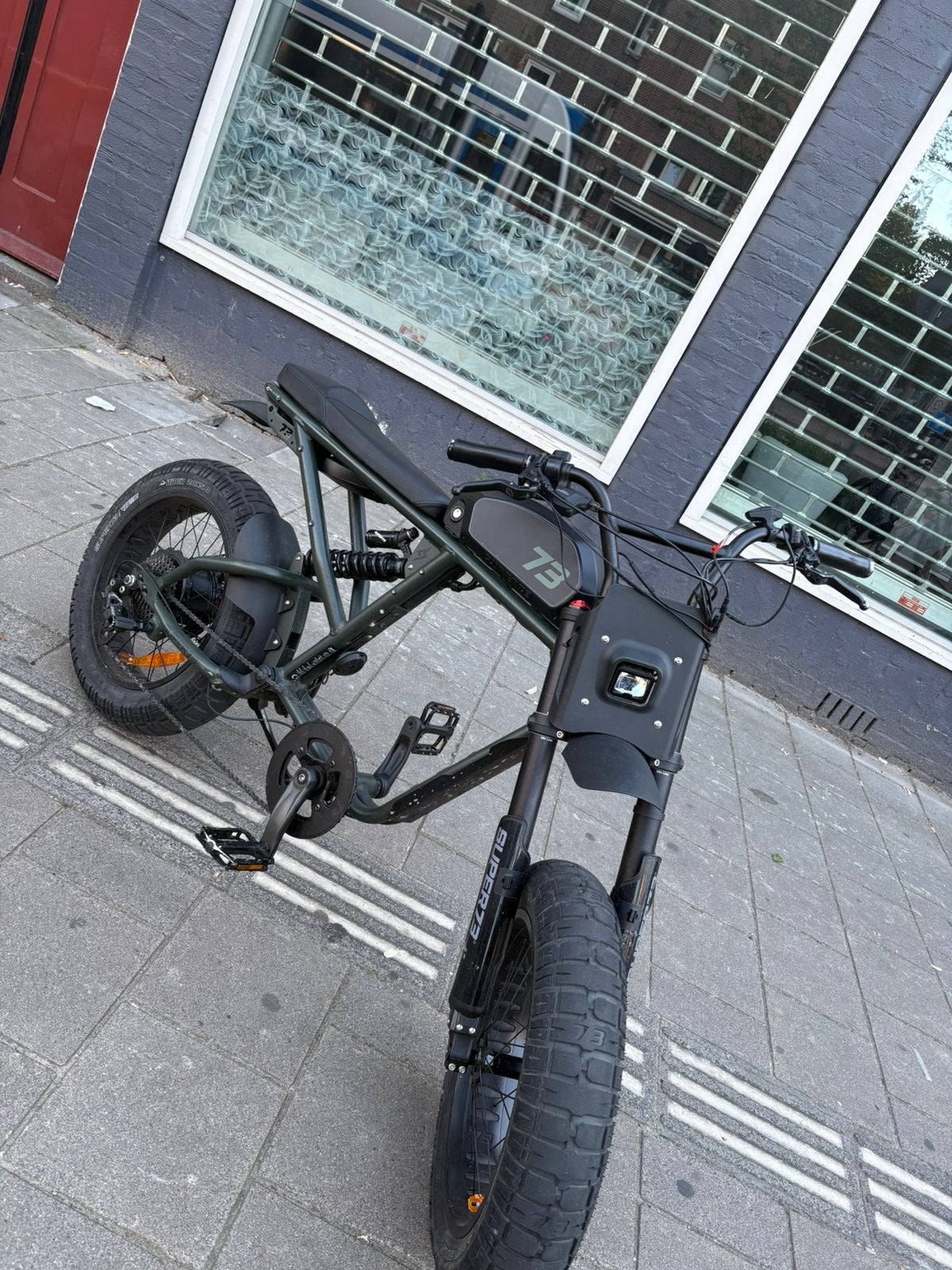 Super73 RX Olive Green – Zo goed als nieuw  Compleet Factuur, Fietsen en Brommers, Elektrische fietsen, Zo goed als nieuw, 59 cm of meer