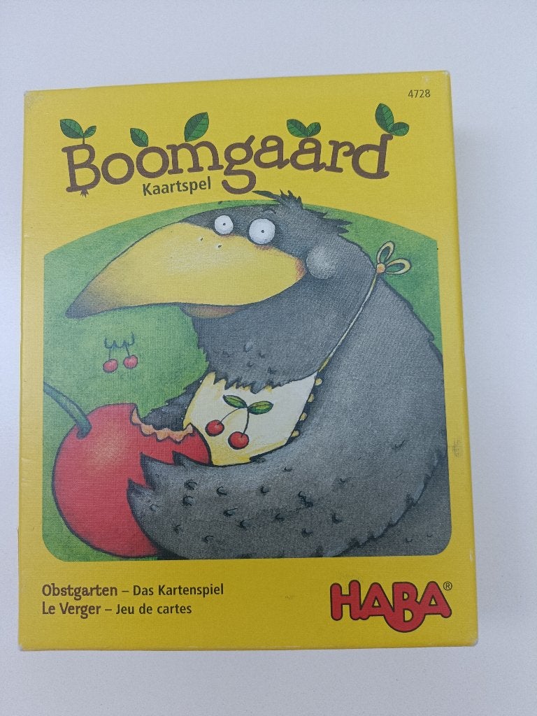 Boomgaard kaartspel (haba) 3-6 jaar, Kinderen en Baby's, Speelgoed | Educatief en Creatief, Ophalen of Verzenden, Gebruikt