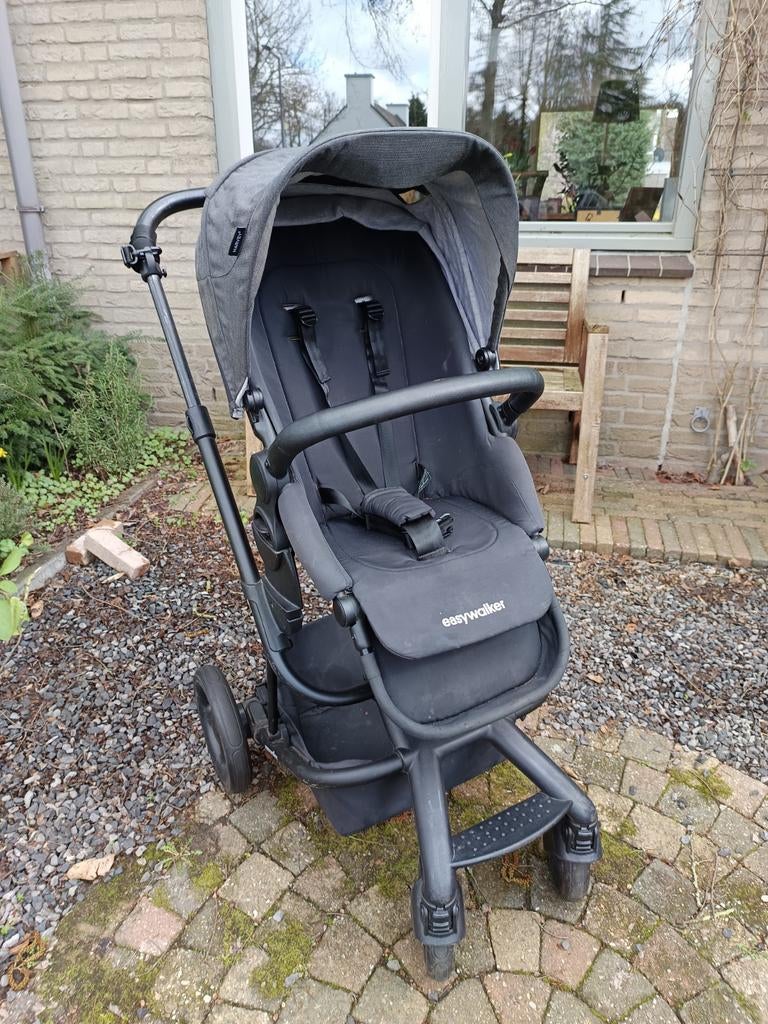 Easywalker (Harvey2) kinderwagen met reiswieg + extra's, Kinderen en Baby's, Buggy's, Ophalen, Gebruikt, Voetenzak
