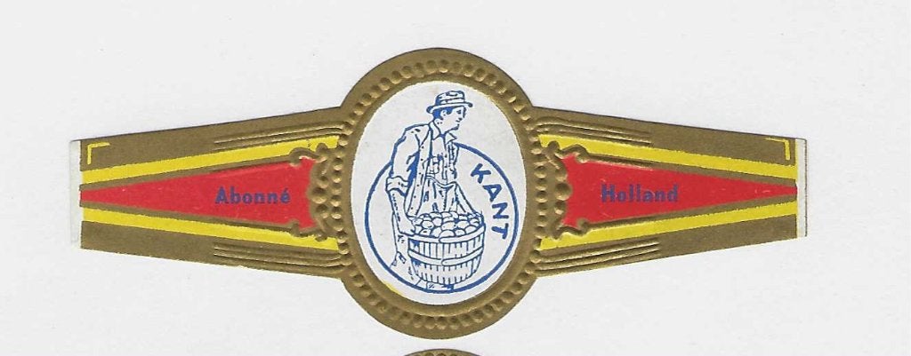 abonne reclamen   12-  kant  holland, Verzamelen, Ophalen of Verzenden, Sigarenbandjes